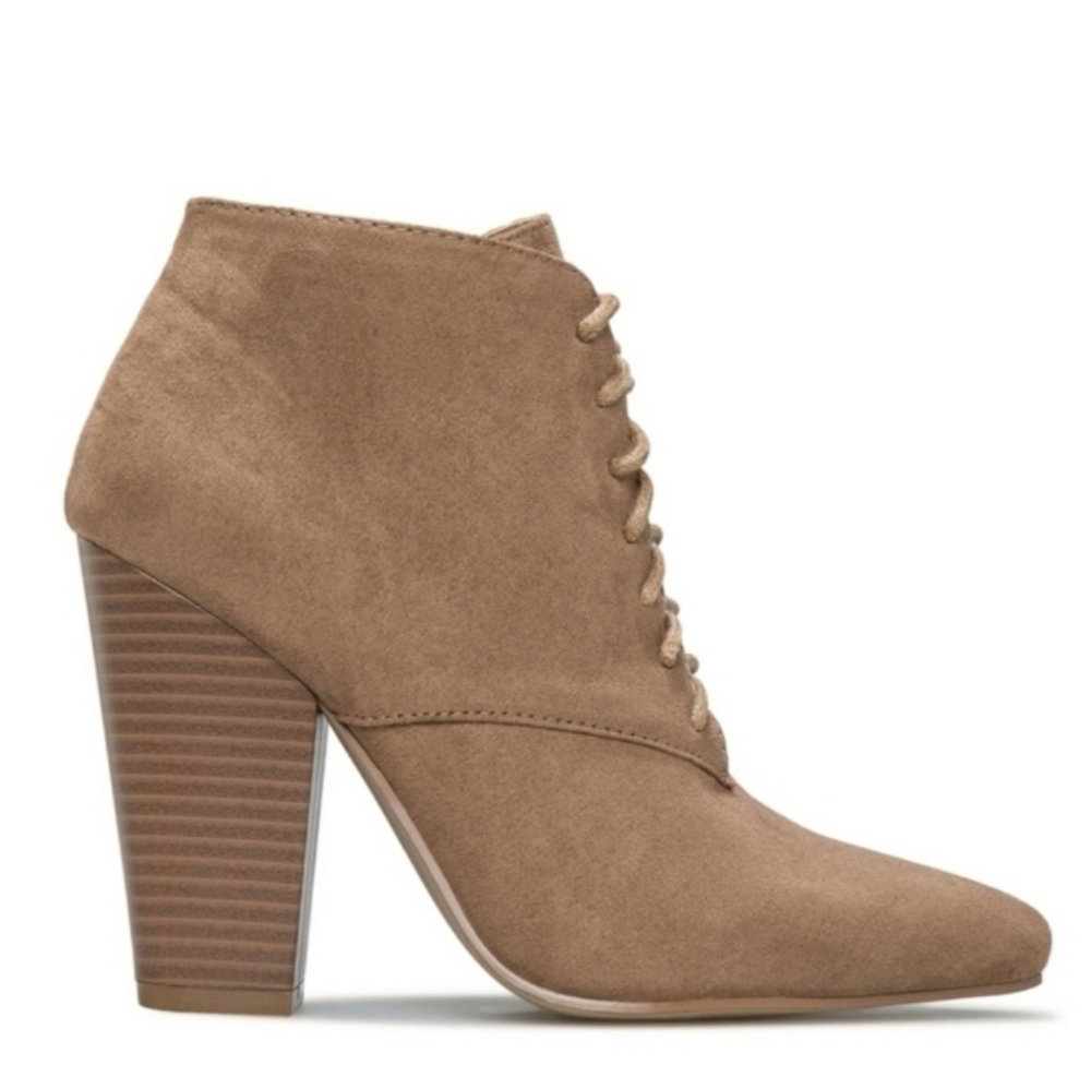 Shoedazzle Daisy Laceup Bootie
